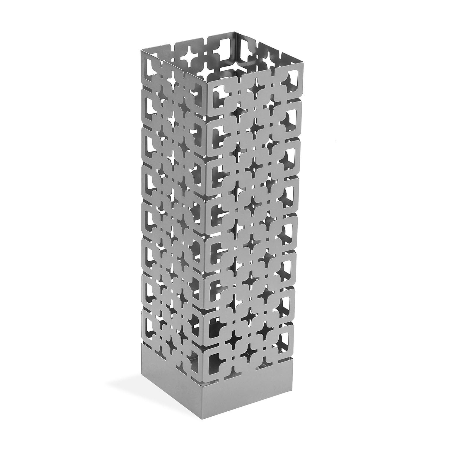 Paragüero moderno en metal blanco Tiles