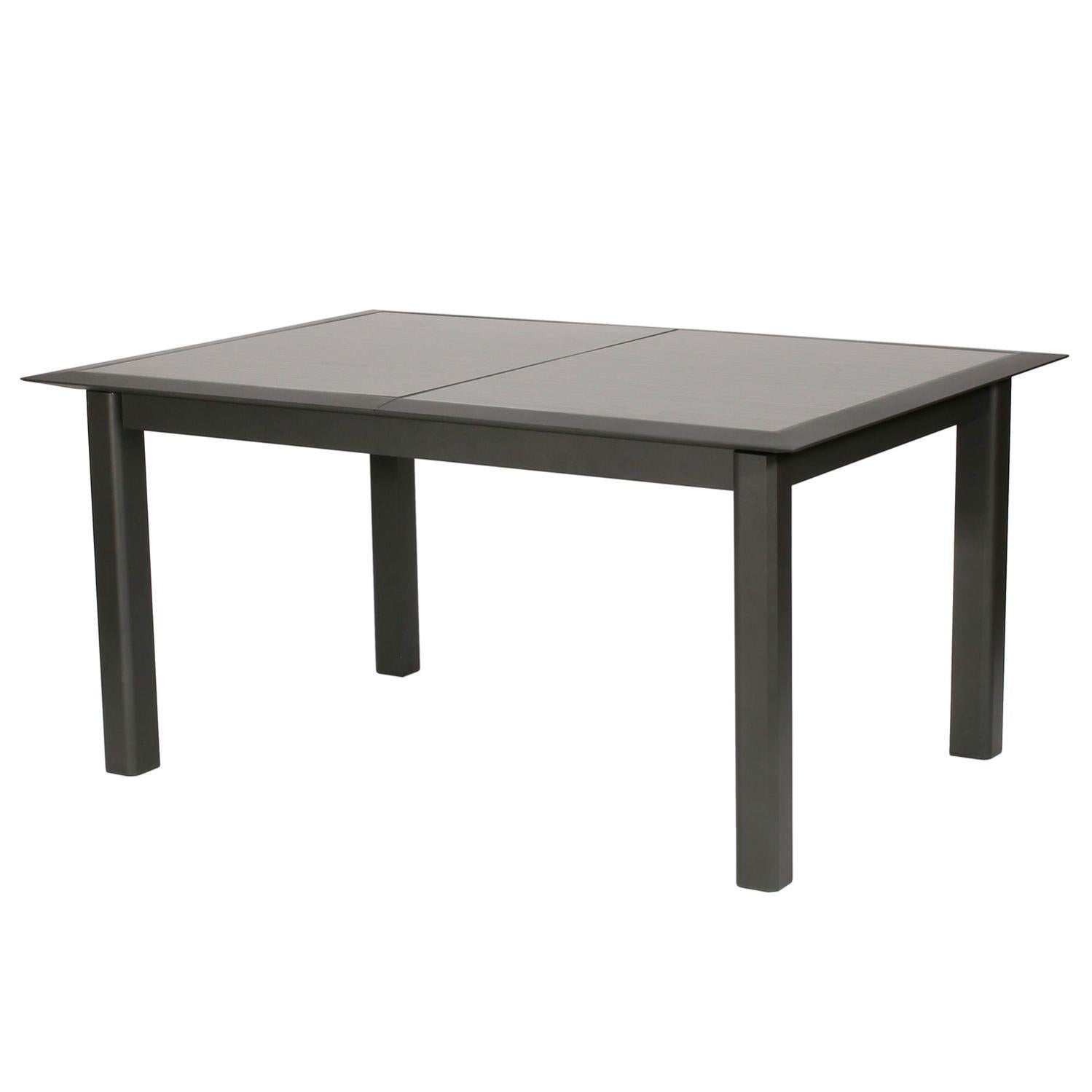 Table De Jardin Extensible 10 Personnes Allure L. 160/254 Cm Gris Rayé Et Graphite Leroy