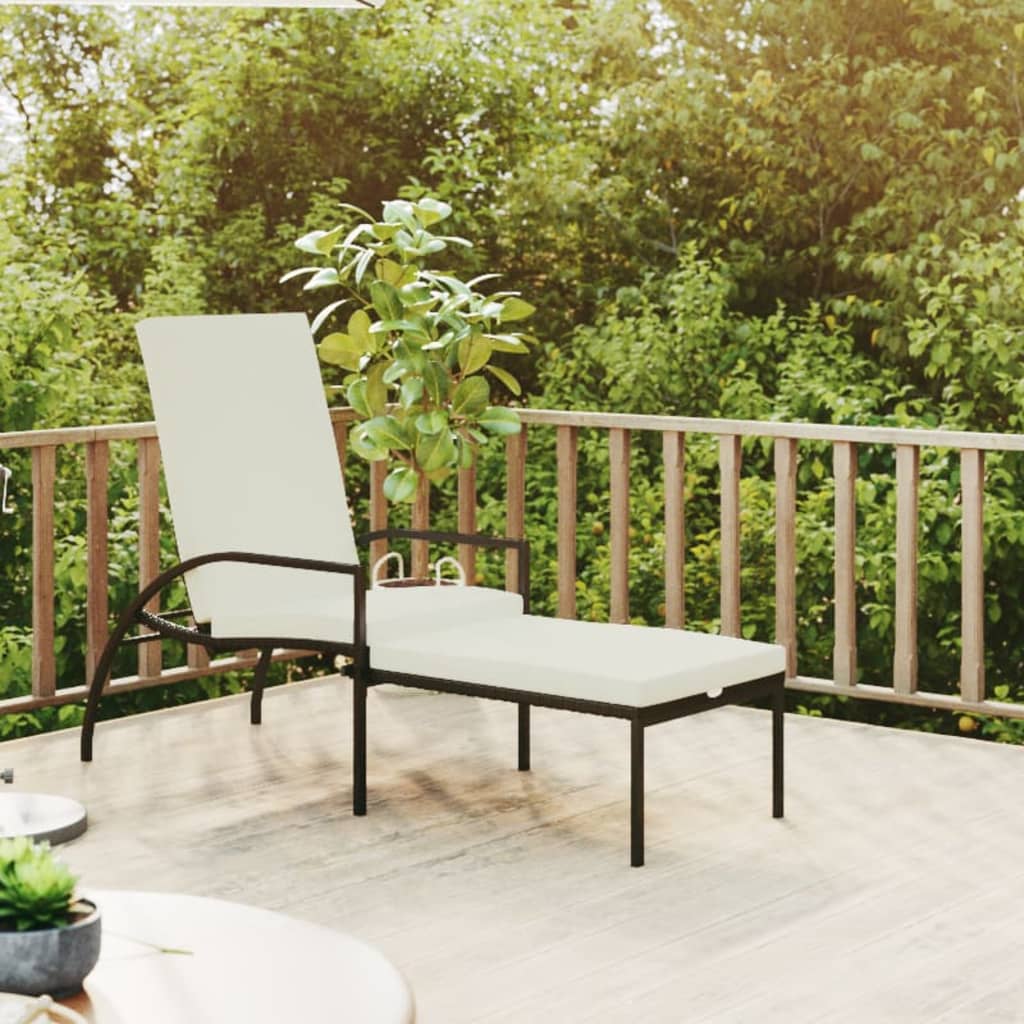 Terrasse Piscine Vert Tidyard Chaise Longue Pliable avec Repose-Pied en Plastique pour Jardin 