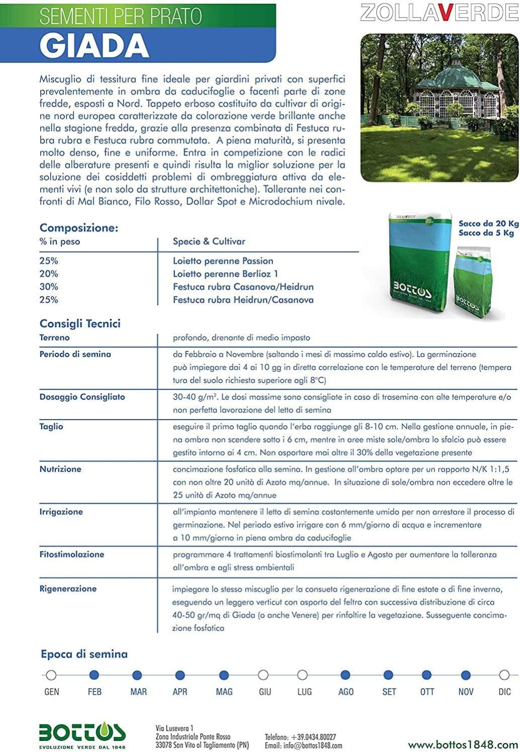 Concime Per Prato Super Turf Bottos 24-6-9 - 25 Kg | Fertilizzante Professionale - Foto 10