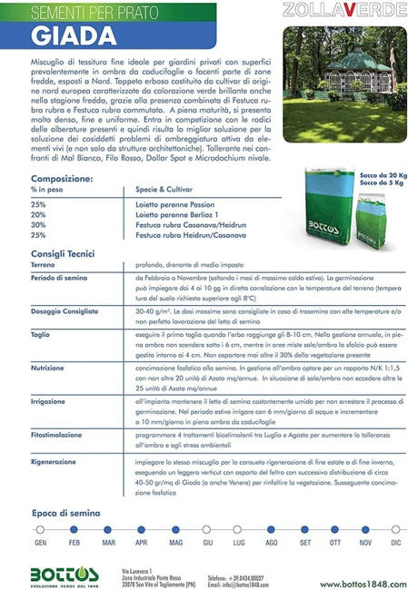 Concime Per Prato Super Turf Bottos 24-6-9 - 25 Kg | Fertilizzante Professionale - Foto 10