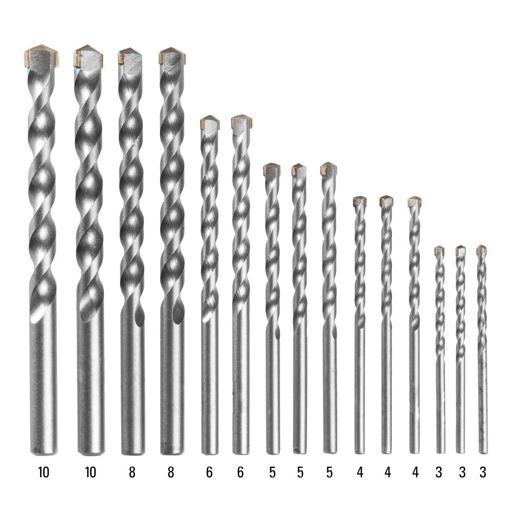 15 mèches métal HSS de qualité de marque Trotec - TROTEC