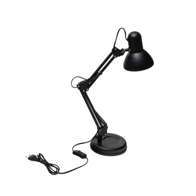 Unilux Lampe de bureau Flexio - Ampoule Led E14 - 5W - Bras flexible - Noir  - Lampes de Bureaufavorable à acheter dans notre magasin