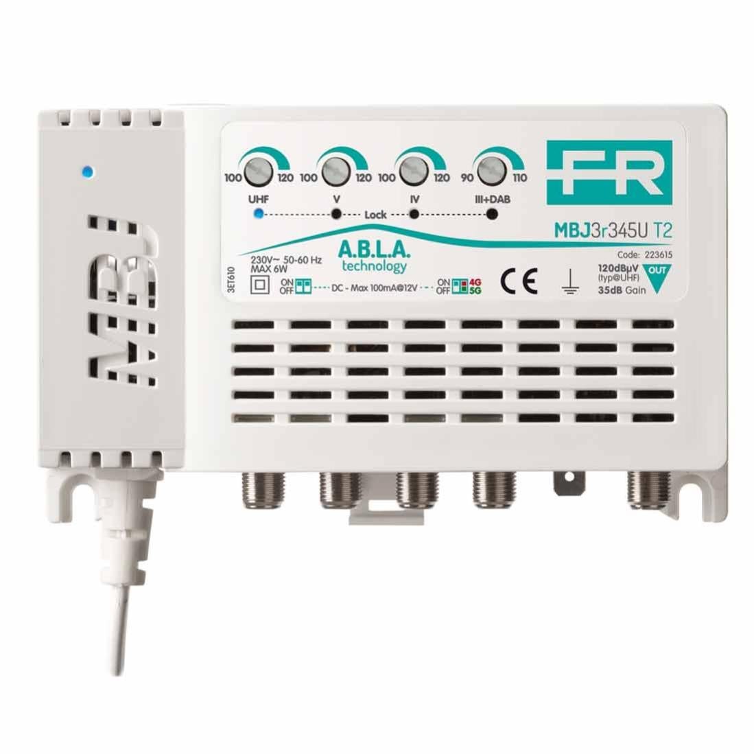 Centralino Fracarro MBJ3r3+4+5 T2 1 Ingresso Autoalimentato ...