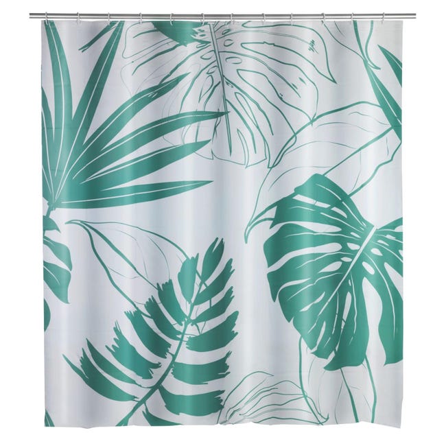 Rideau De Douche Exotique Brasil Peva 180 X 0 Cm Vert D Eau Leroy Merlin Rideau De Douche Exotique Brasil Peva 180 X 0 Cm Vert D Eau Leroy Merlin