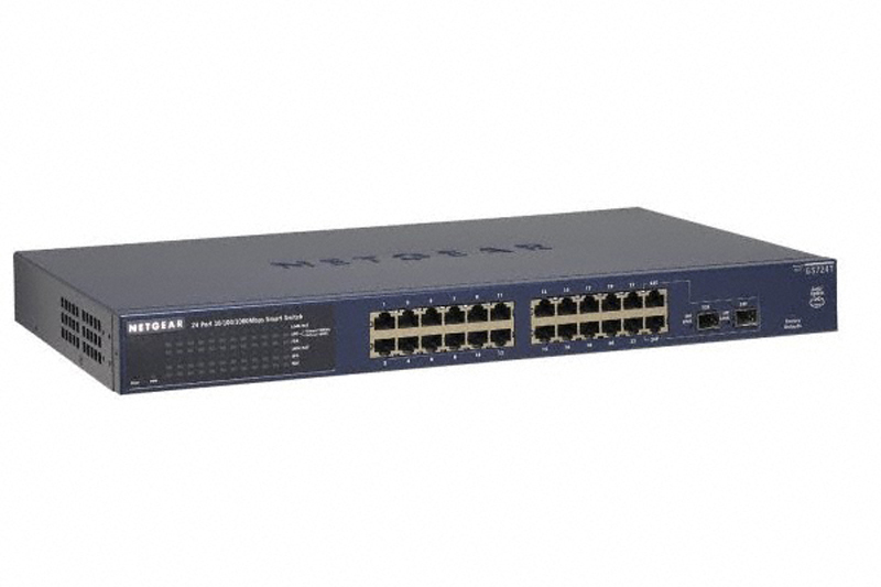 Switch NETGEAR GS724T400EUS Niv.2 24 ports Gigabit + 2 SFP