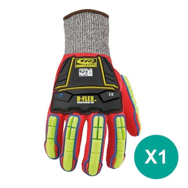 Jardiaffaires Gants Anti-Coupure Infinity Tronçonneuse – Paire Taille 11, Protection 2 Mains Classe 0 (16m/s)