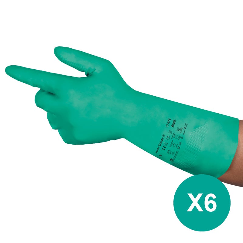 Gant de nettoyage Solvex Taille 8 vert