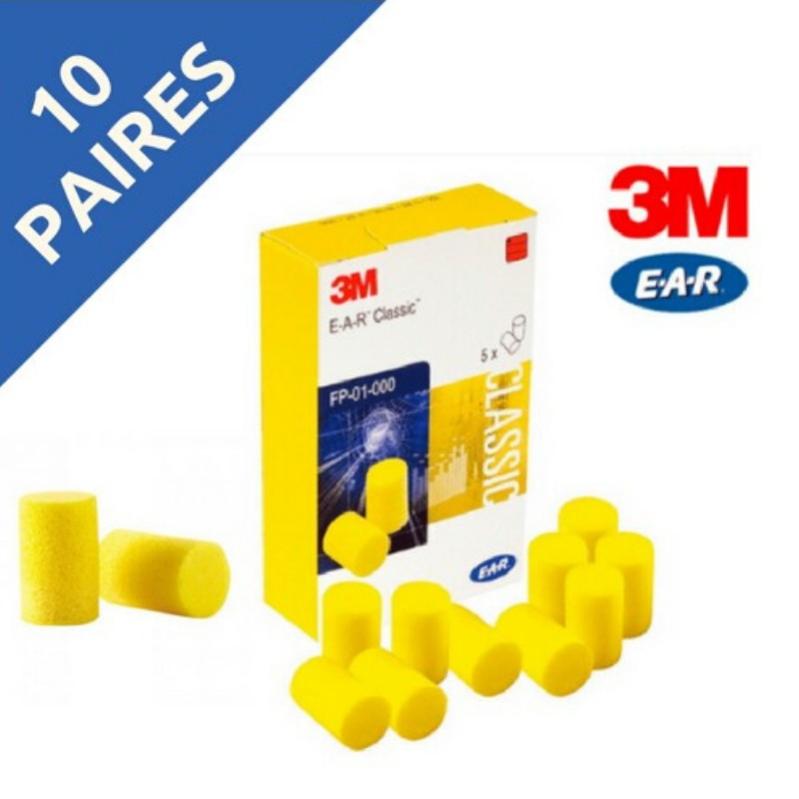 Bouchons D Oreilles En Mousse 3m Ear Classic 10 Paires Leroy Merlin