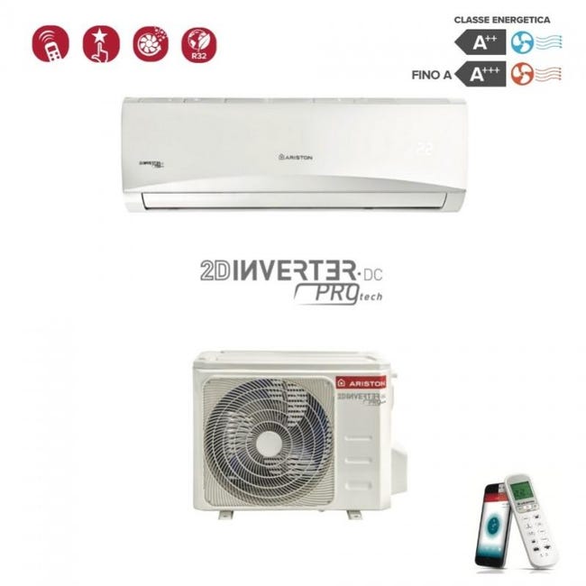 Ariston 3381413 PRIOS R32 9000 BTU Climatizzatore Monosplit WI FI Ready ariston-3381413-prios-r32-9000-btu-climatizzatore-monosplit-wi-fi-ready