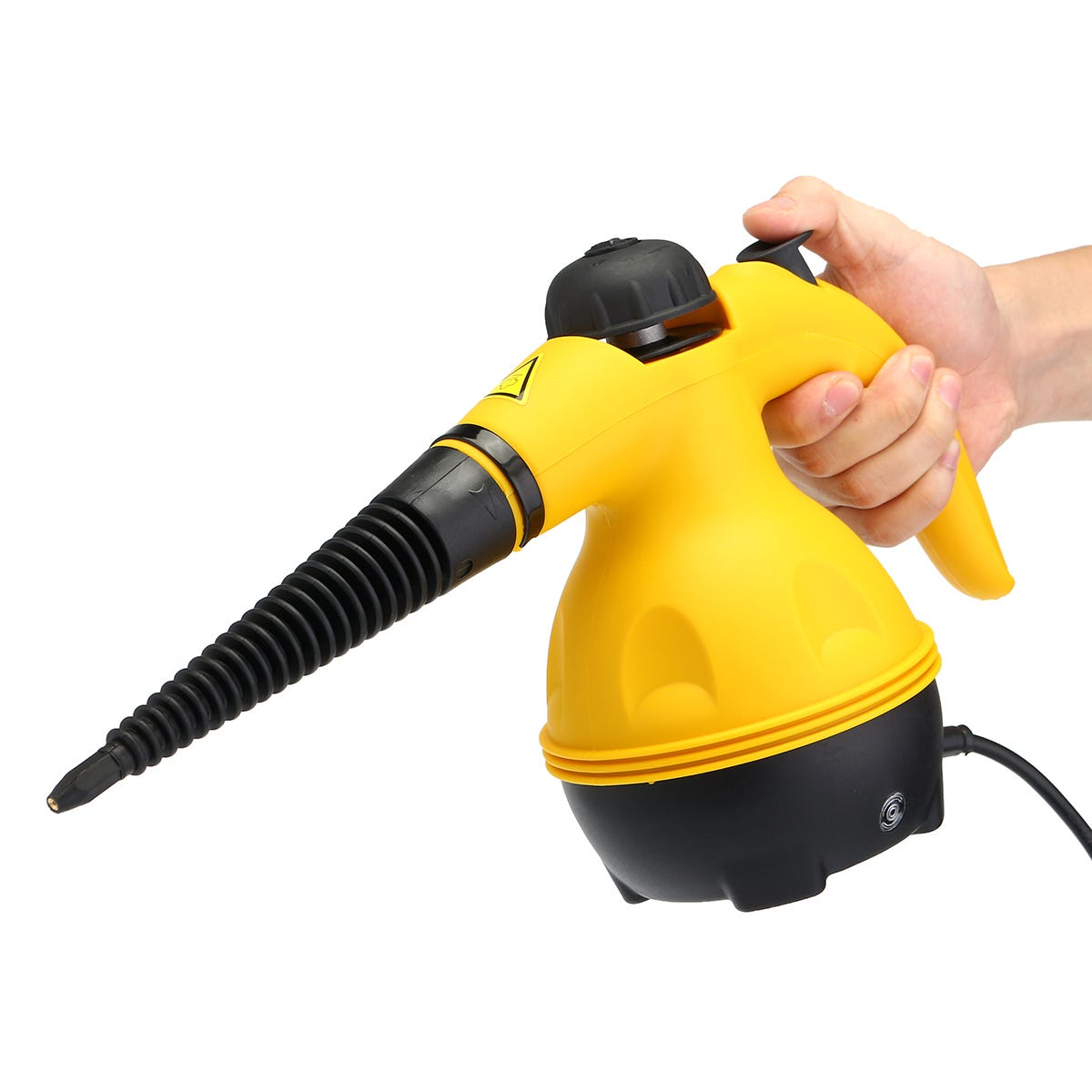 Limpiador a vapor de mano plastico amarillo 1200w 300Kpa 300ml