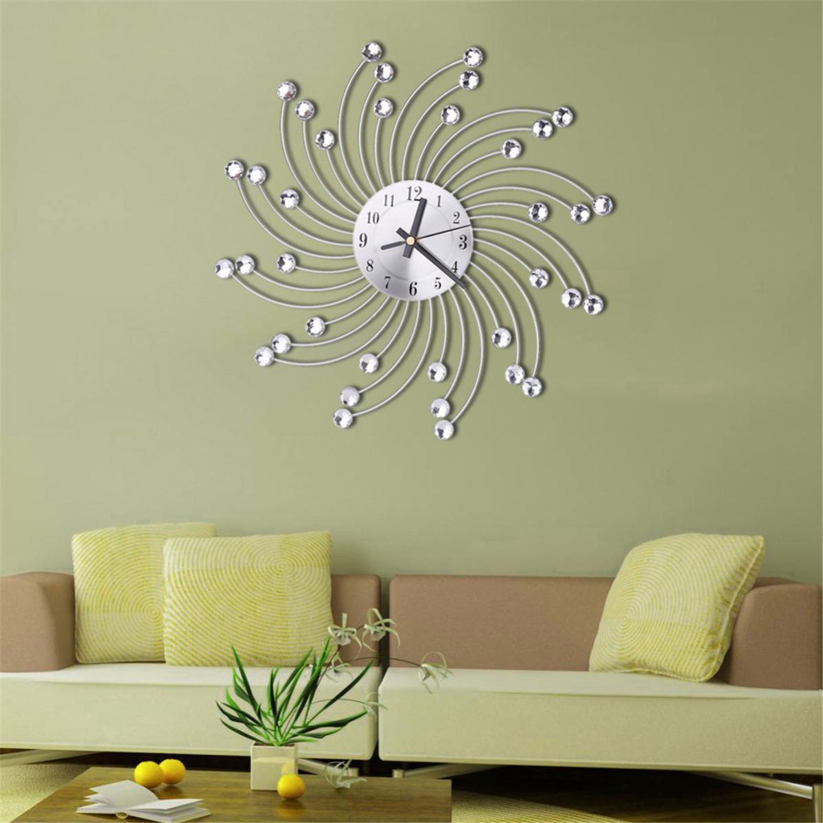 Reloj de Pared de Cuarzo Para Salon Dormitorio Oficina Diam.33cm Leroy Merlin