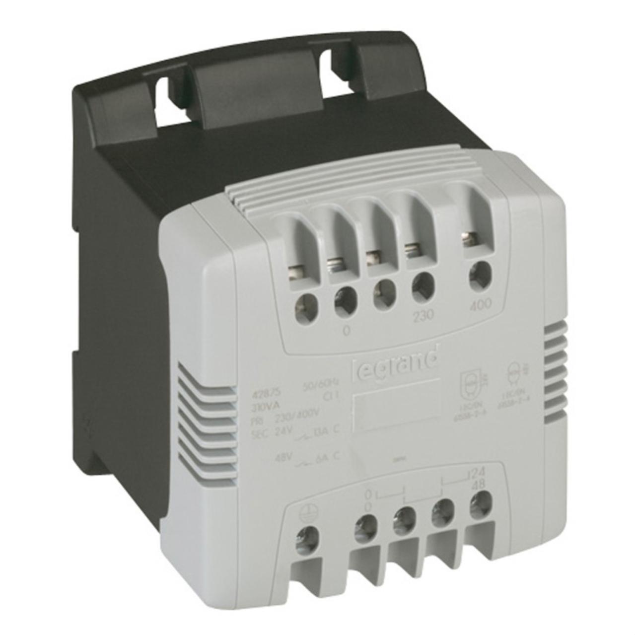 Transformateur de sécurité monophasé 230/400v vers 24/48v 310va — free download