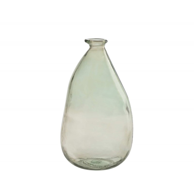 Vase dame jeanne en verre vert 20x20x37 cm Leroy Merlin