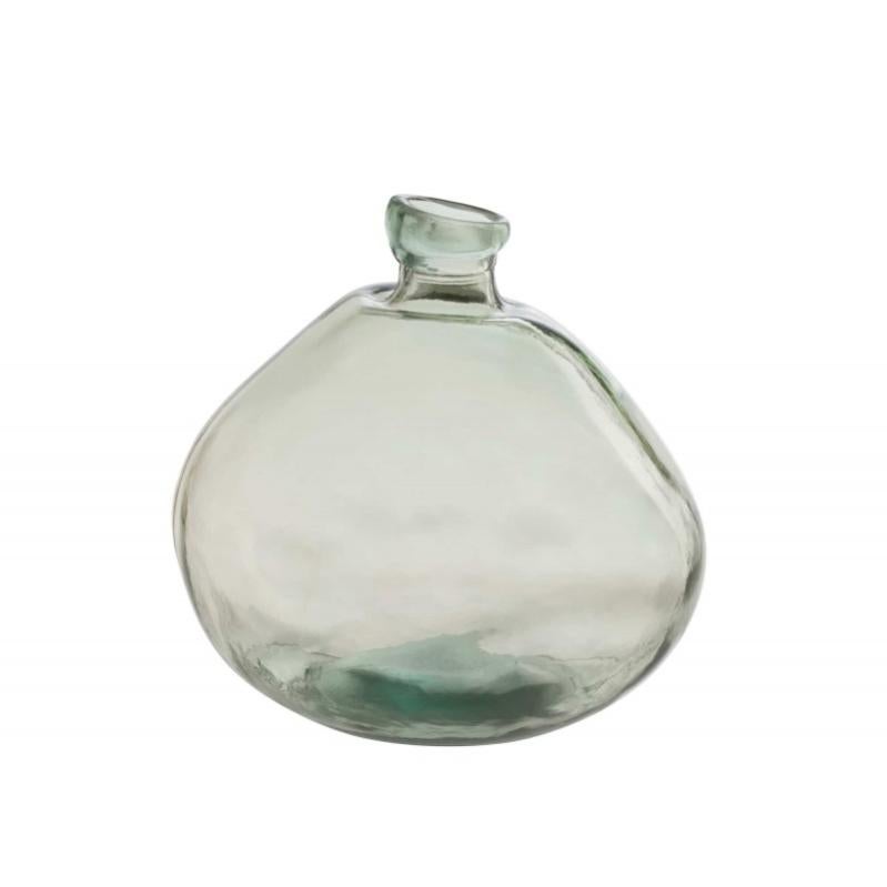 Vase dame jeanne en verre vert 33x33x32 cm Leroy Merlin