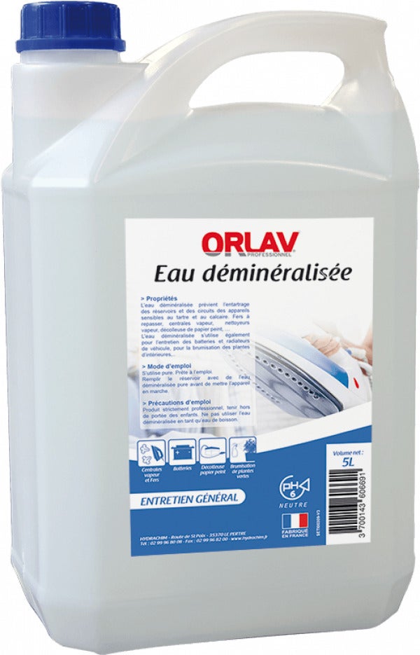 ORLAV - 259 - Eau déminéralisée - 5L - 002025991