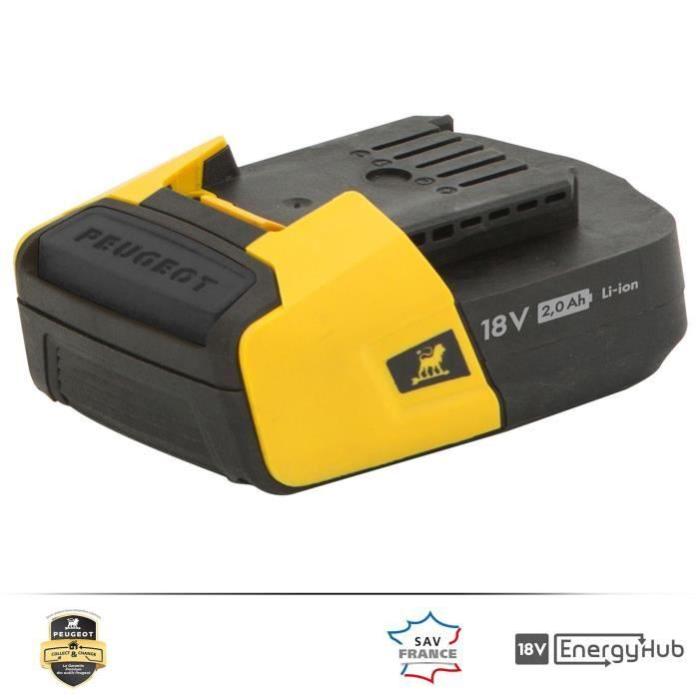 Batterie Energyhub 18V 5.0Ah Lithium-Ion – Compatible Toute La Gamme – Protection Surchauffe