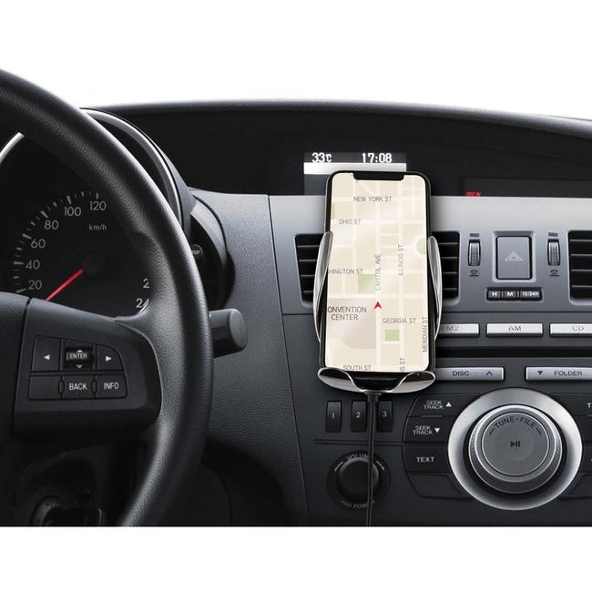 Support de voiture pour smartphone chargeur à induction BE MIX