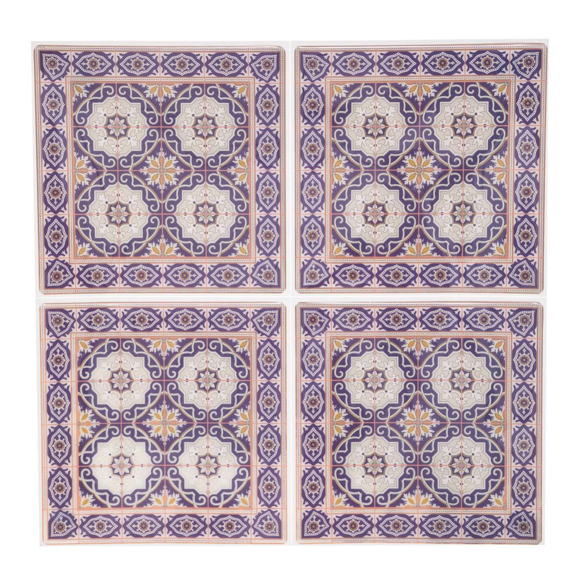Stickers Carrelage Noir – Lot De 2 Motifs 30x30 Cm – Adhésif Mural Facile à Poser - 7