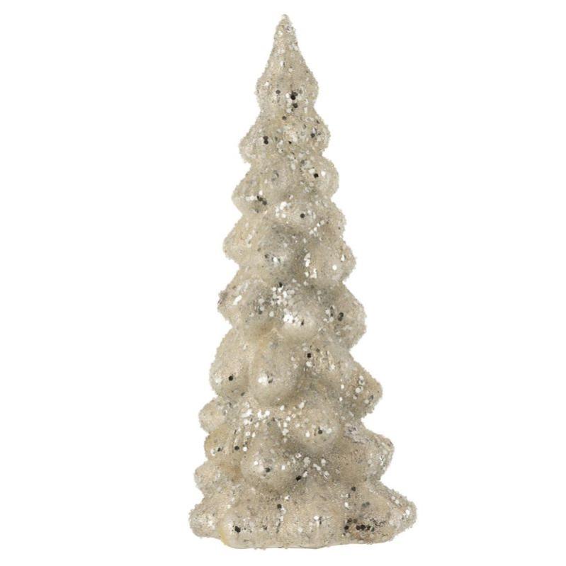 Paris Prix Sapin De Noël Brillant Déco "givré" 20cm Argent Leroy Merlin