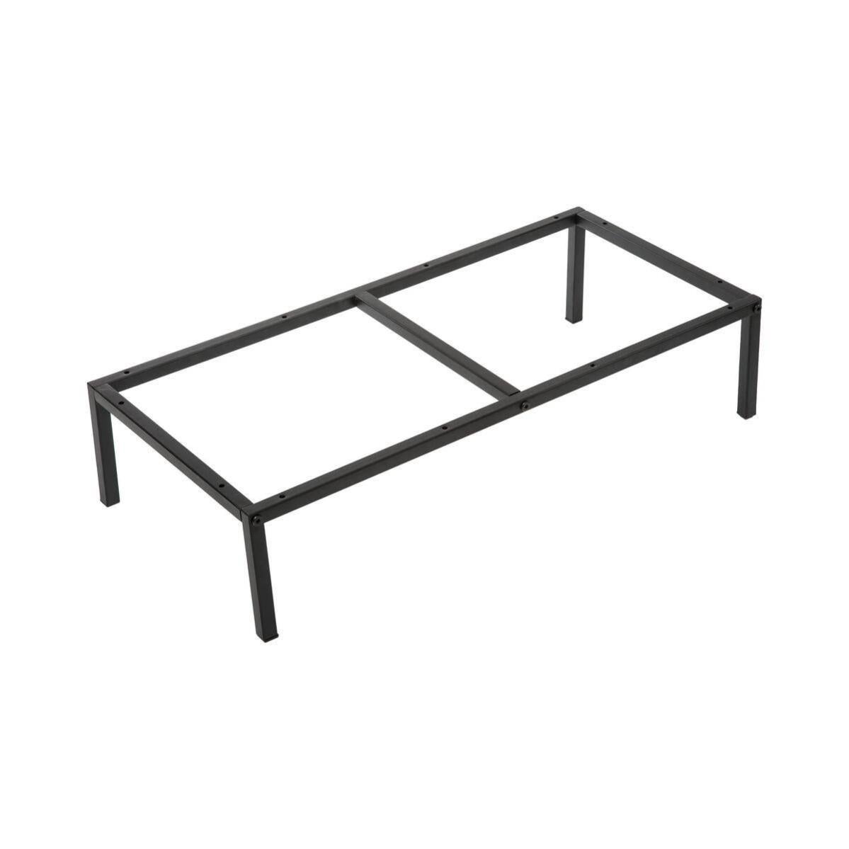 Pieds Étagère Métal Mix N Modul - 67.5x29x15.2cm - Noir - Support Meuble