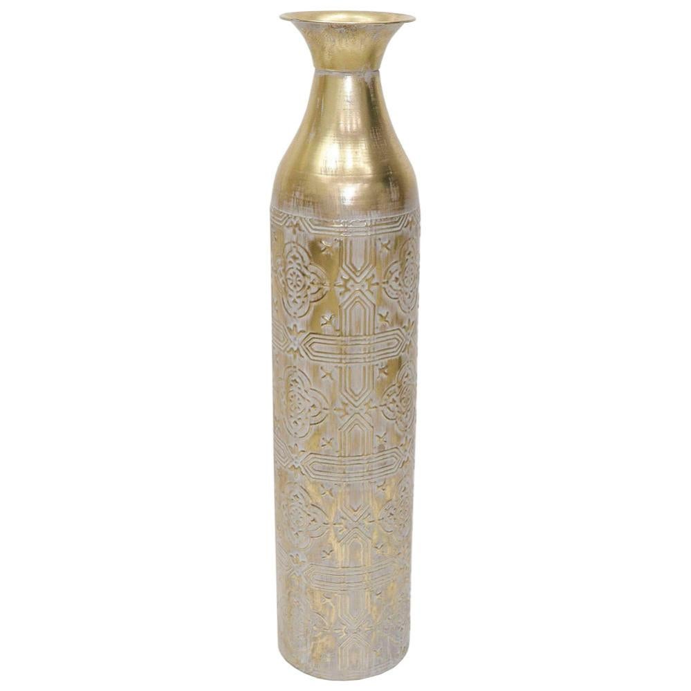 Assiette Décorative Métal Doré Avec Calligraphie Arabe - Motifs Sérénité, Connaissance, Lumière - À Suspendre