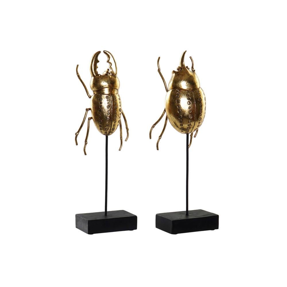 Figurine Décorative DKD Home Decor Métal Résine (2 pcs) (11 x 6 x 33 cm