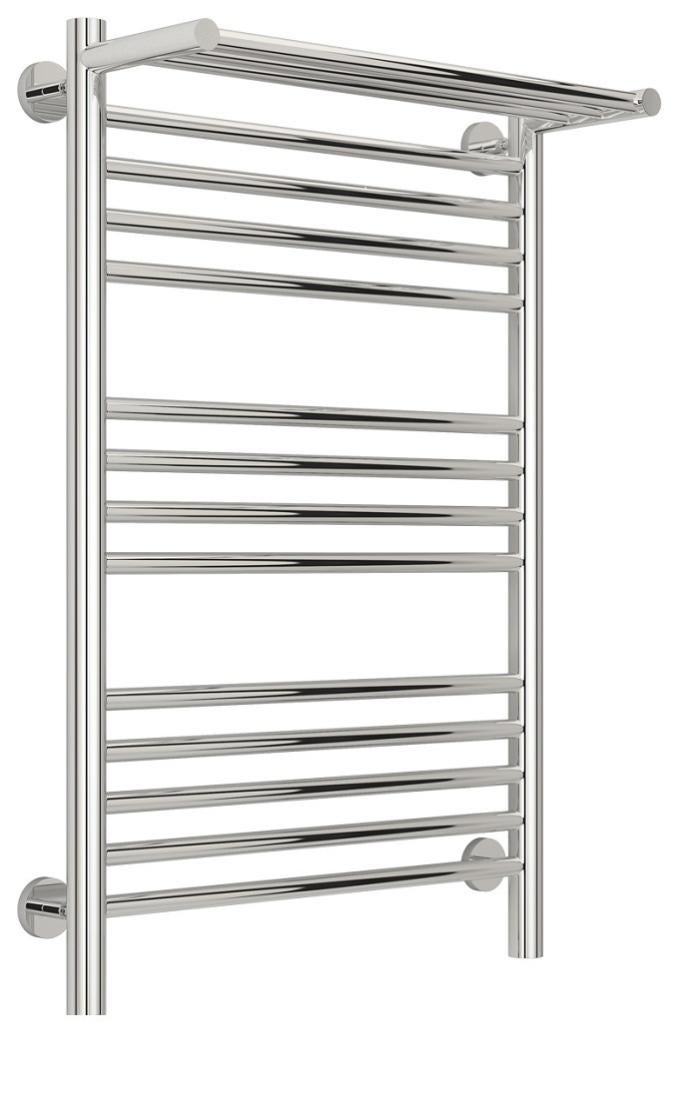 Sèche-Serviettes Électrique Murale 80W - Chauffage Fibre De Carbone, Température Constante 55°C - Alliage Aluminium Blanc 45x30 Cm - Pour Salle De Bain - 13