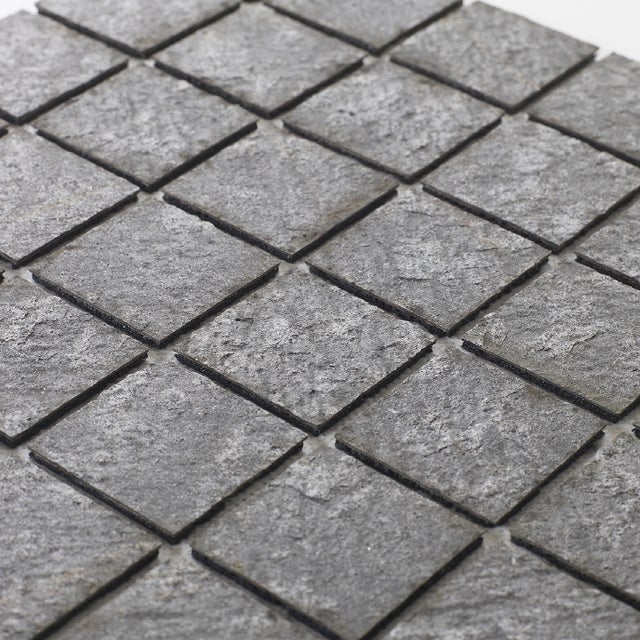 Mosaico in pietra naturale 100 x 50 cm - piastrella 5 x 5 cm roccia marina