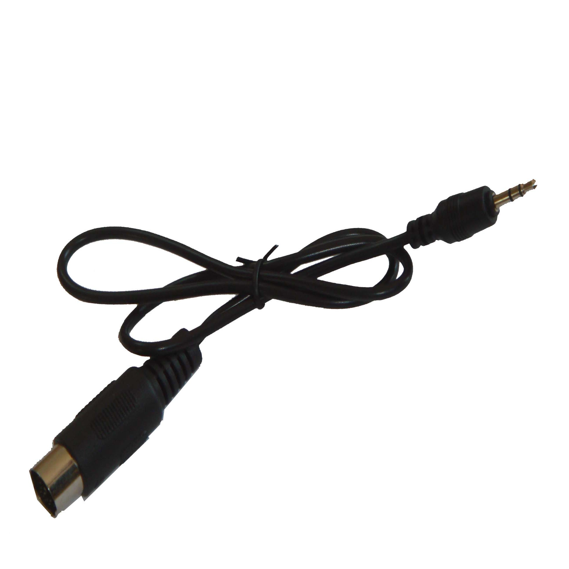 Vhbw Câble adaptateur de ligne AUX Radio compatible avec tous les appareils  Kenwood avec connexion pour changeur CD voiture, véhicule