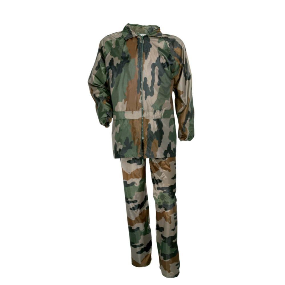 Tenue De Pluie Enfant Cityguard Camouflage Kaki 10 Ans Leroy Merlin