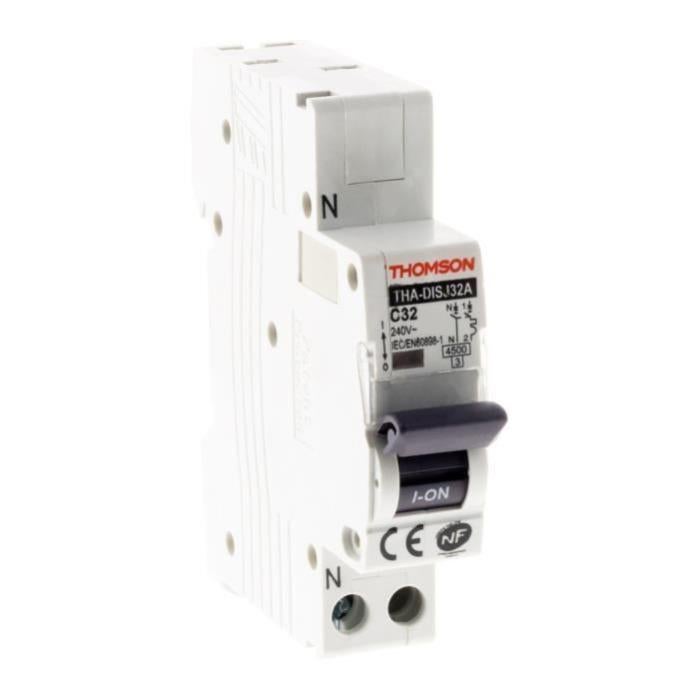 Disjoncteur 1P+N 32A Peignable Easy Connect – Thomson – Bornes Automatiques