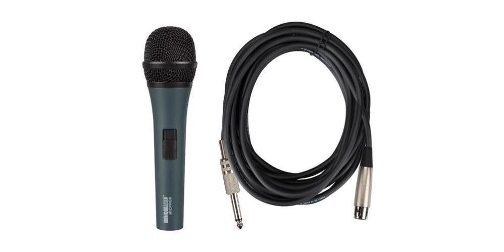 Microphone Dynamique Ibiza DM525 – Directivité Cardioïde – XLR/jack 6.35mm – Housse Incluse – Noir - 2