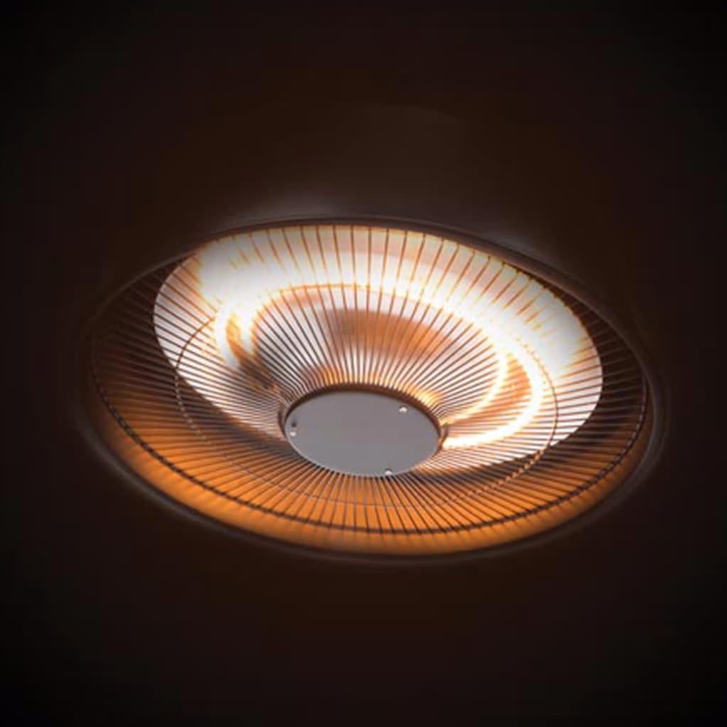 Perel Patio heater hanging model 1500 W industrial Leroy Merlin