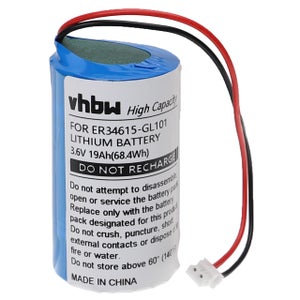 Pile baton lithium 3.6V 1/2 Xeno, pour alarme