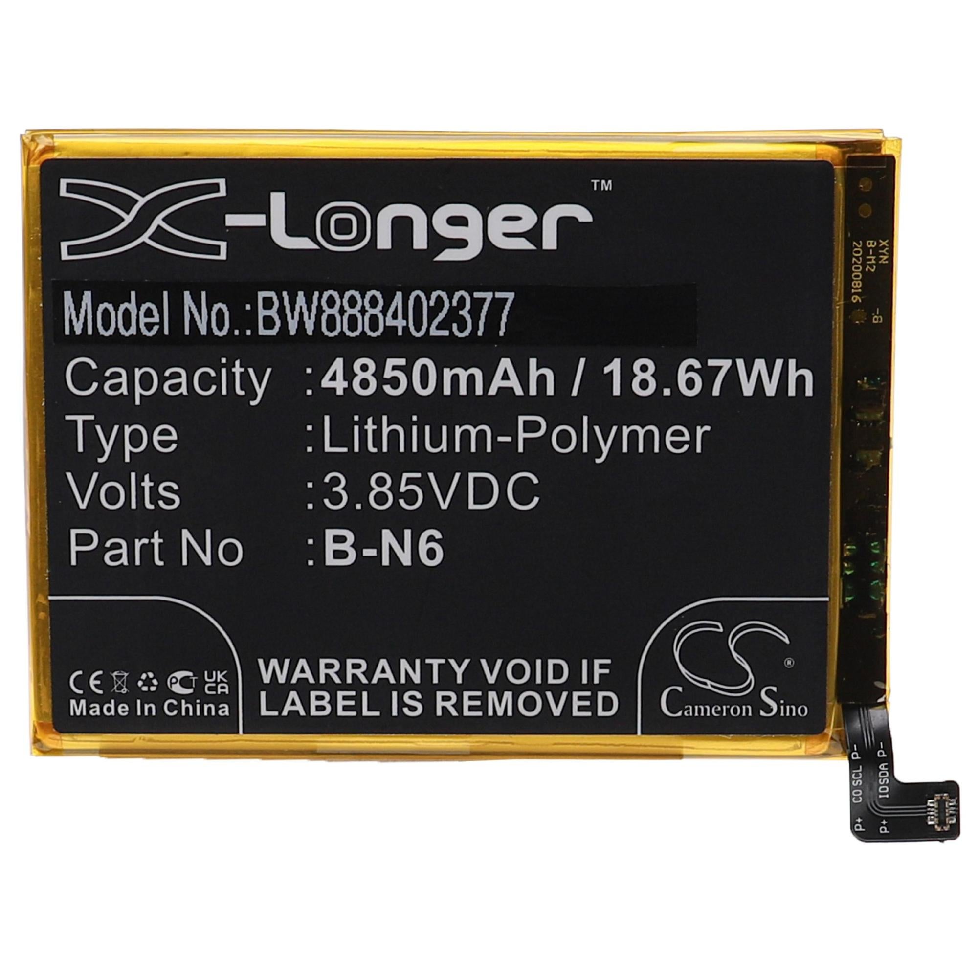 Vhbw Batterie compatible avec Vivo iQOO Z1x V2012, V2012A téléphone