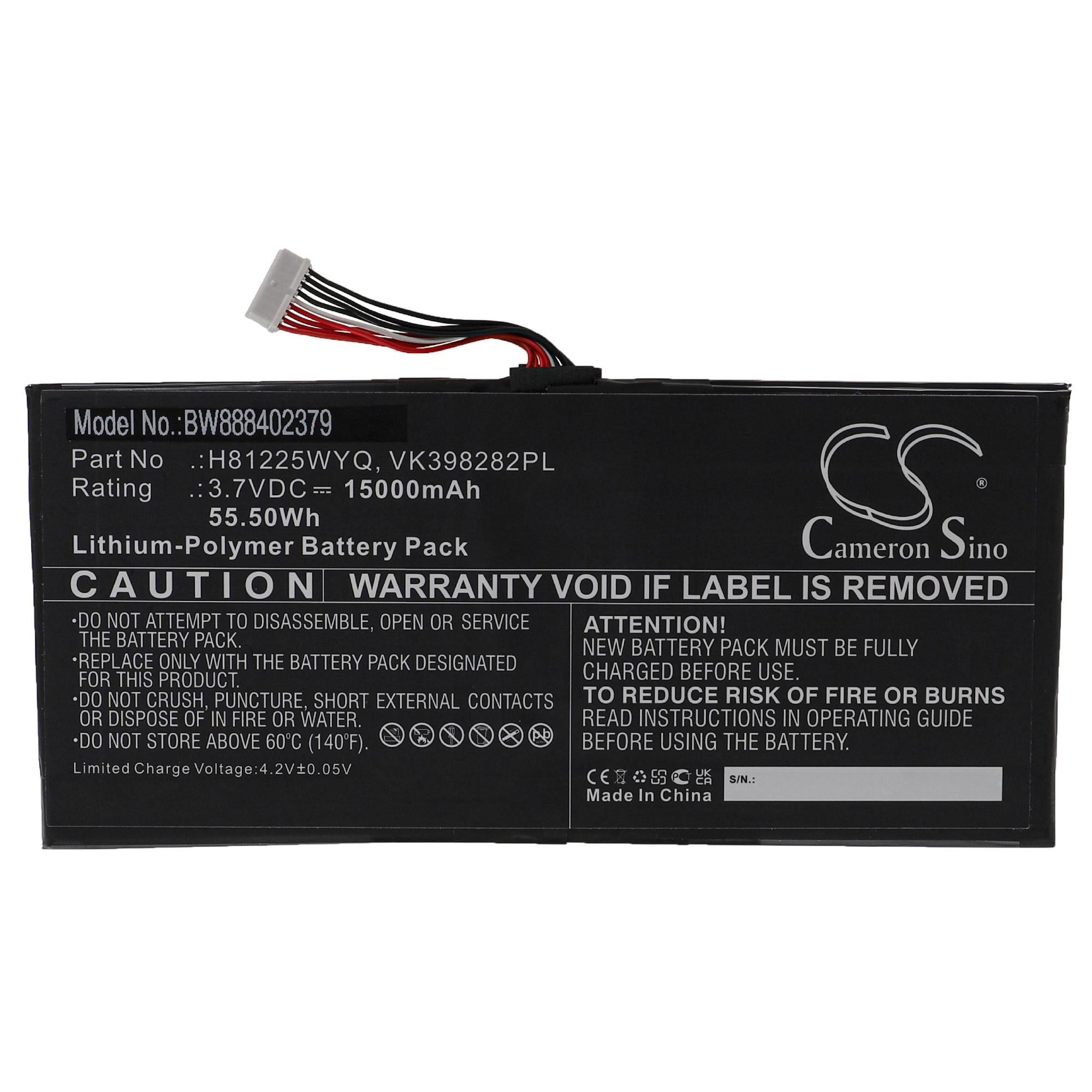 vhbw batteria compatibile con Autel MK808BT, MK808TS, MK906, MK808IM, MP808 dispositivo di diagnostica per autoveicoli (4250mAh, 3,7V, Li-Poly