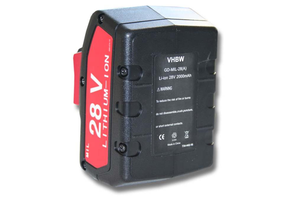 Vhbw 2x Batería Recargable Reemplaza Würth 0700956730 Para Herramientas