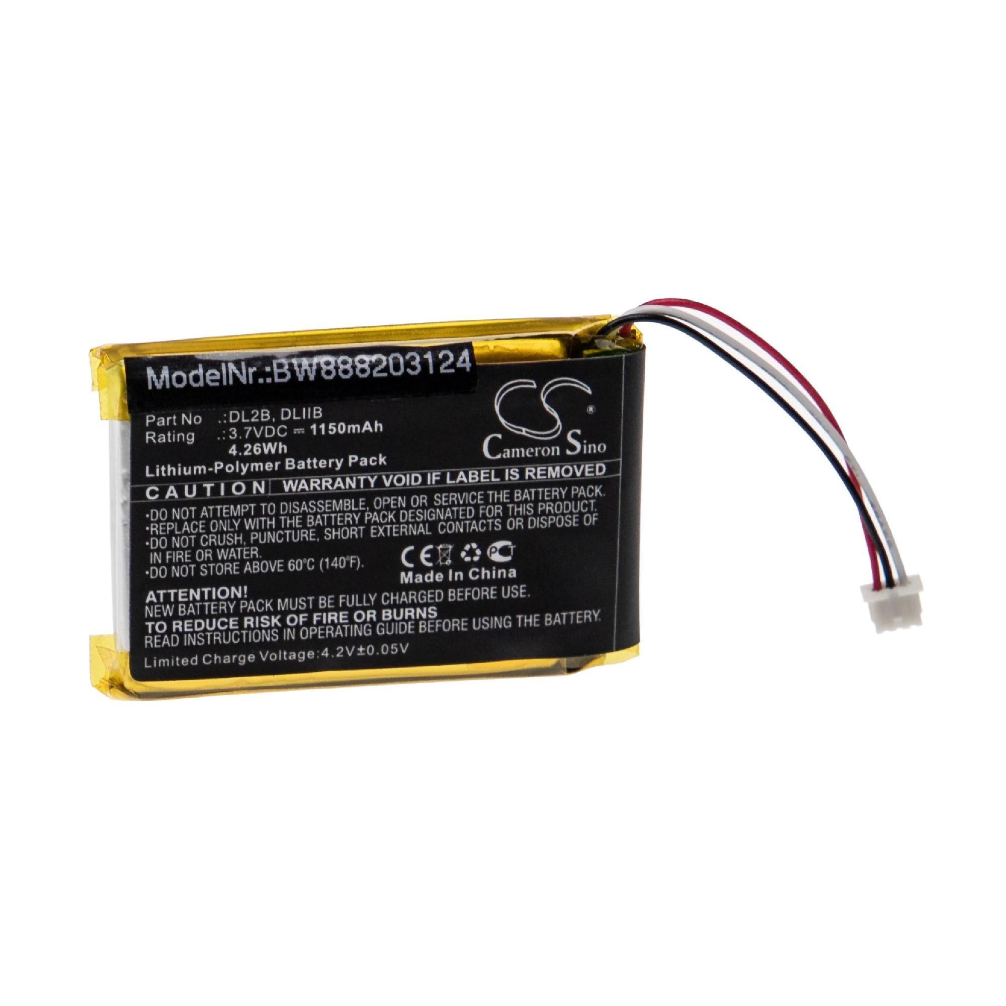 Vhbw Batterie compatible avec 3GEN DermLite II, III, Pro appareil