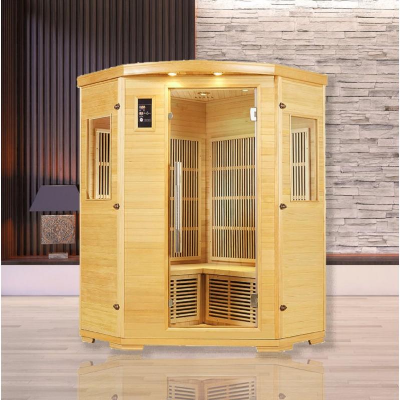 Sauna infrarouge NORDICA® CARBONE IR23 (2 à 3 PLACES) 125x125 Leroy