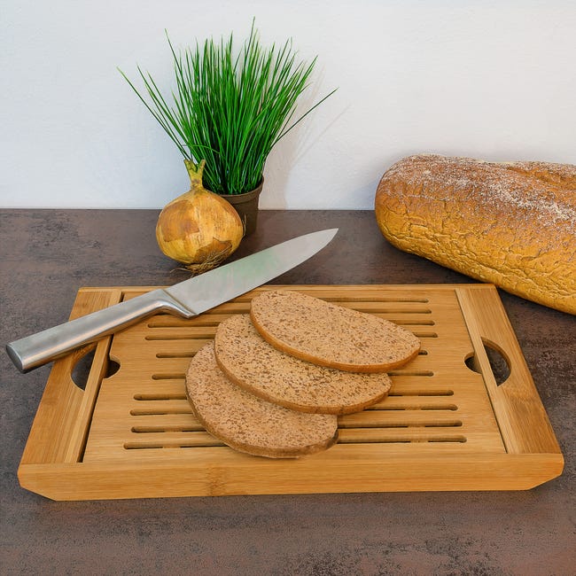 Set de planche à pain et pince à toast - Pebbly