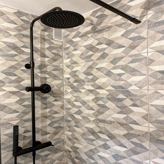 Columna de ducha negra aluminio – Ceramicos Pellegrini