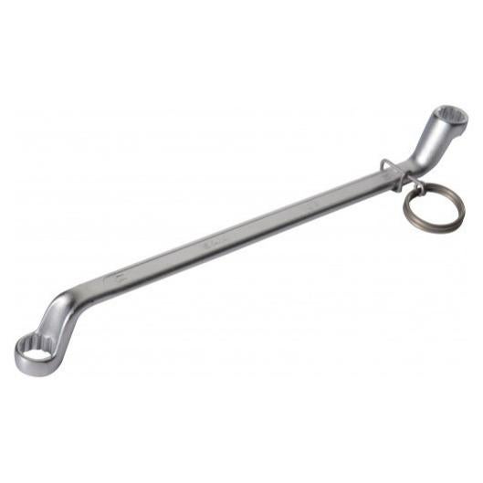 Clés Polygonales Coudées 45° 17mm Et 19mm - Acier Allié Chromé, 12 Pans, Qualité Industrielle | Pour Espaces Restreints