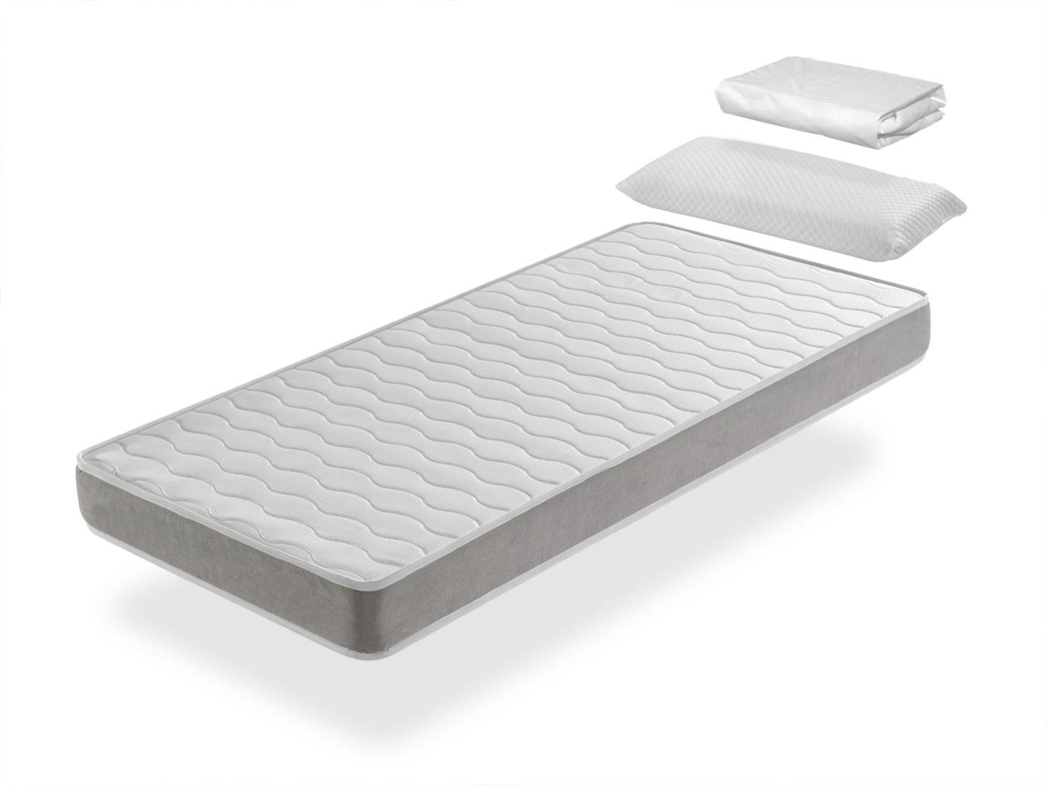 Letto Completo 150x180 Cm - Materasso Viscobrown + Rete + Gambe | Reversibile E Confortevole - Foto 10