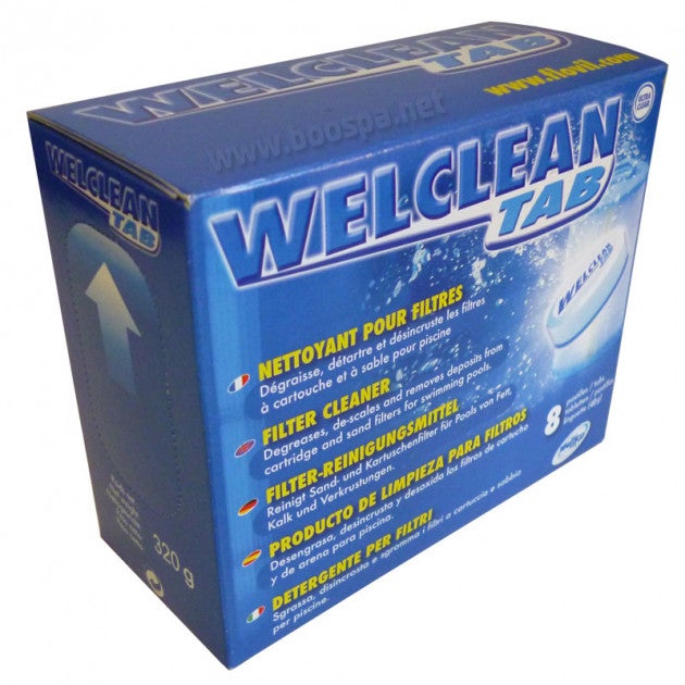 Wellclean Tab nettoyant filtre - Eau'Shop Piscine