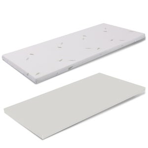 Topper 170x190 Memory Foam per materasso - alto 5 cm, sfoderabile, tessuto  AloeVera