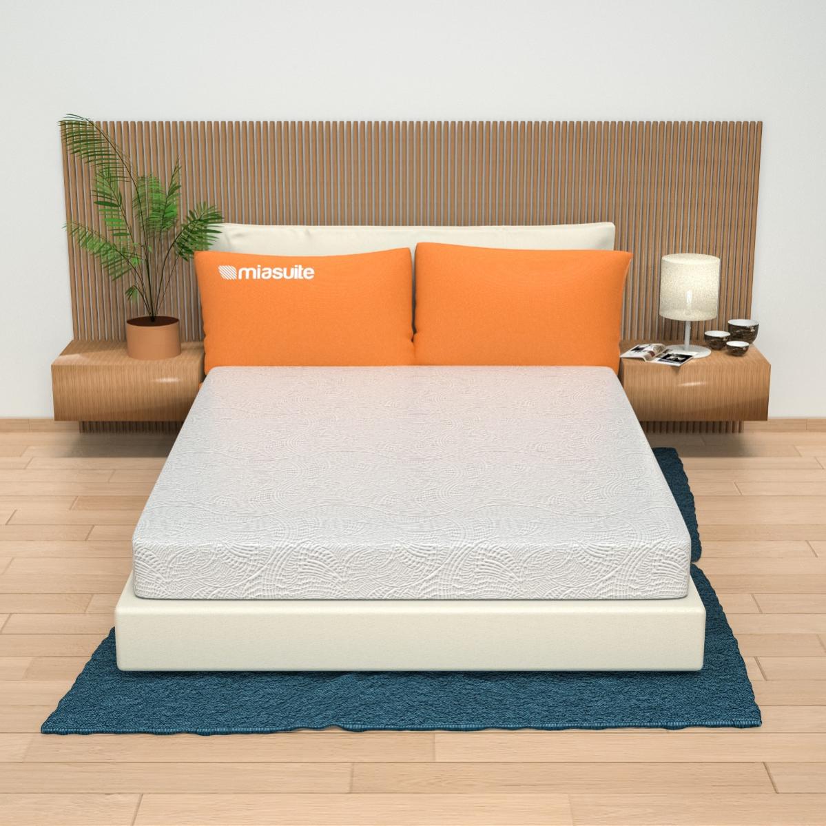 Vimavì Materasso Matrimoniale NAOS 120x190, Memory Foam E Waterfoam, 7 Zone Differenziate, Anallergico E Traspirante, Made In Italy Con Cuscino In Omaggio