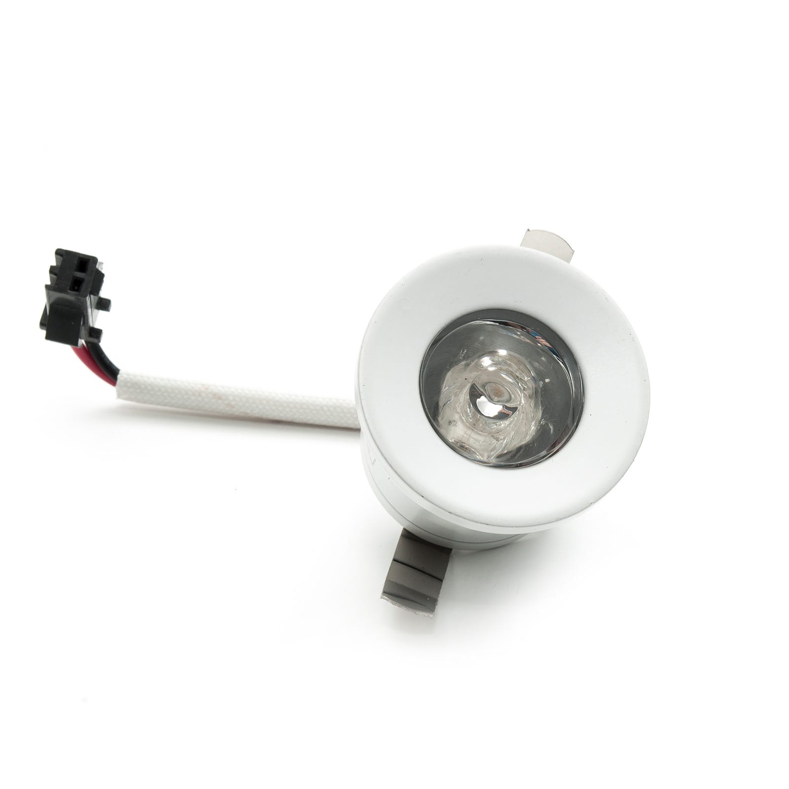 Mini Spot LED 1,3W pour Escalier Inox TERRA AC 220-240V Blanc Jour 6500K