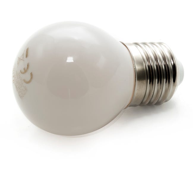 Lampadina LED mini globo E27 vetro luce 360 gradi 4W 400 lumen 230V luce  calda 3000K