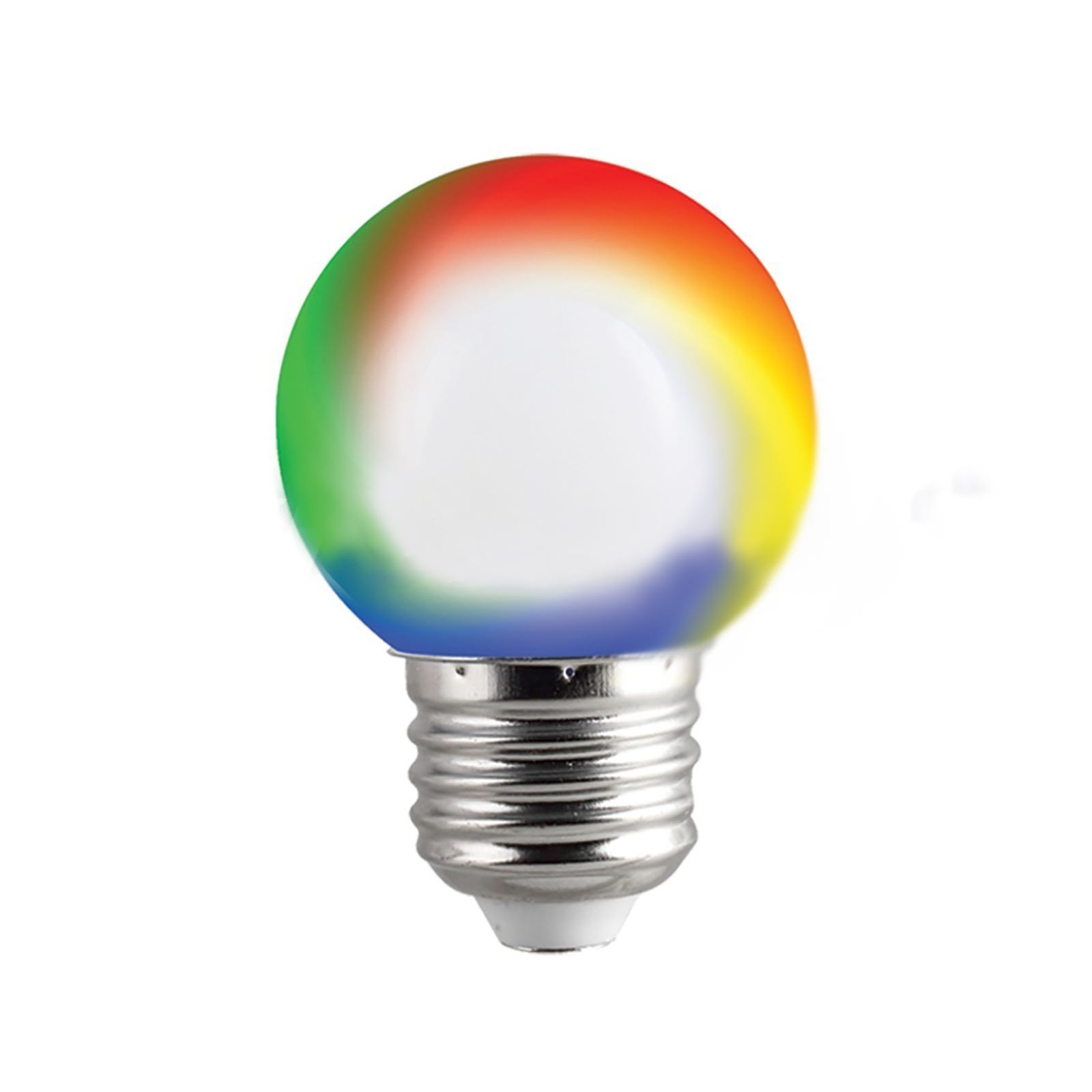 Ampoule disco led rgb e27 3w multicolore rotation 360 ° edm